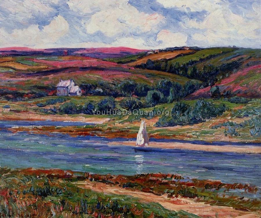 The River at Belon - 亨利·莫雷